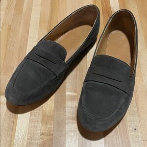 J. Crew Women's Charcoal Suede Loafers